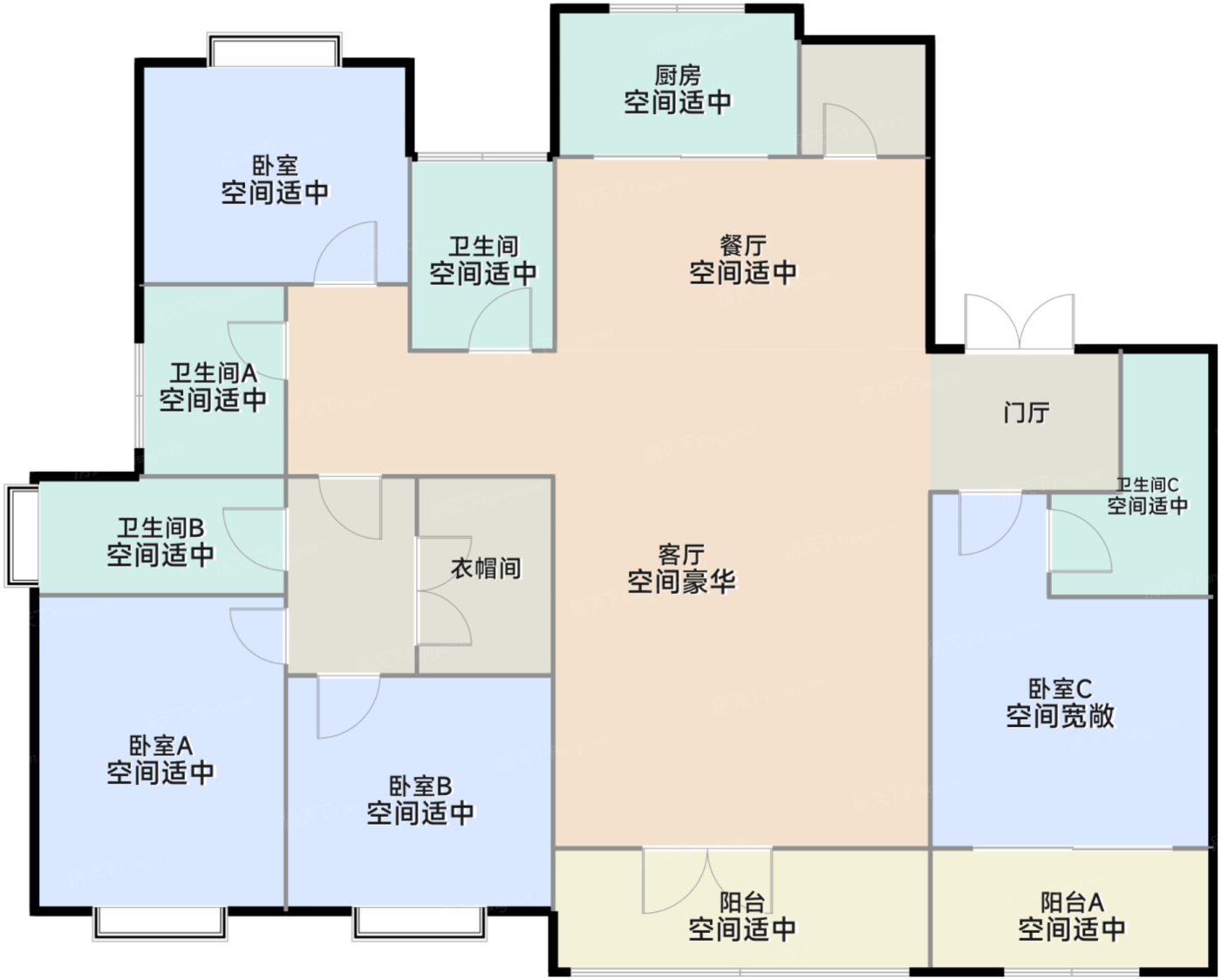 洋房5F户型