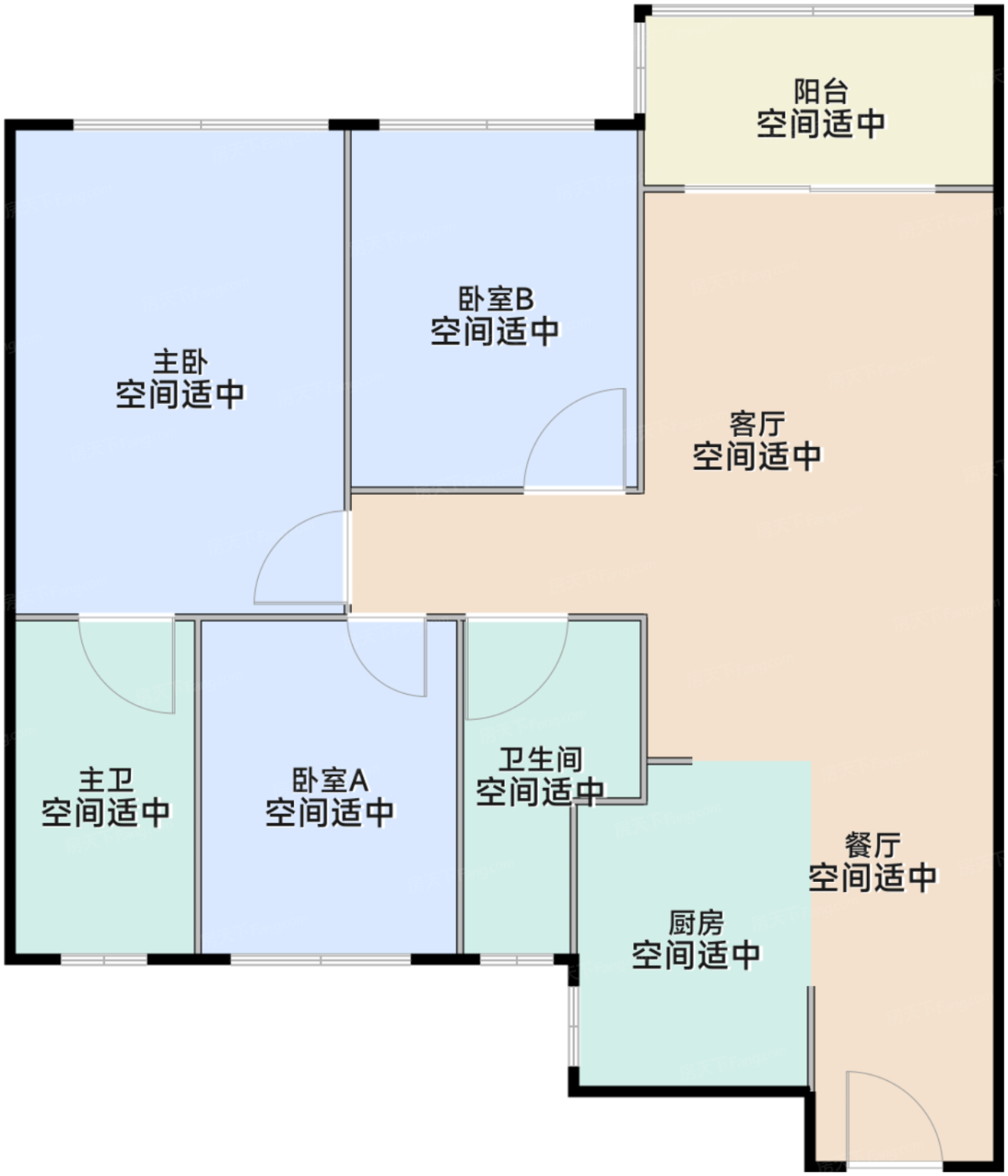 A5户型99平瑧御