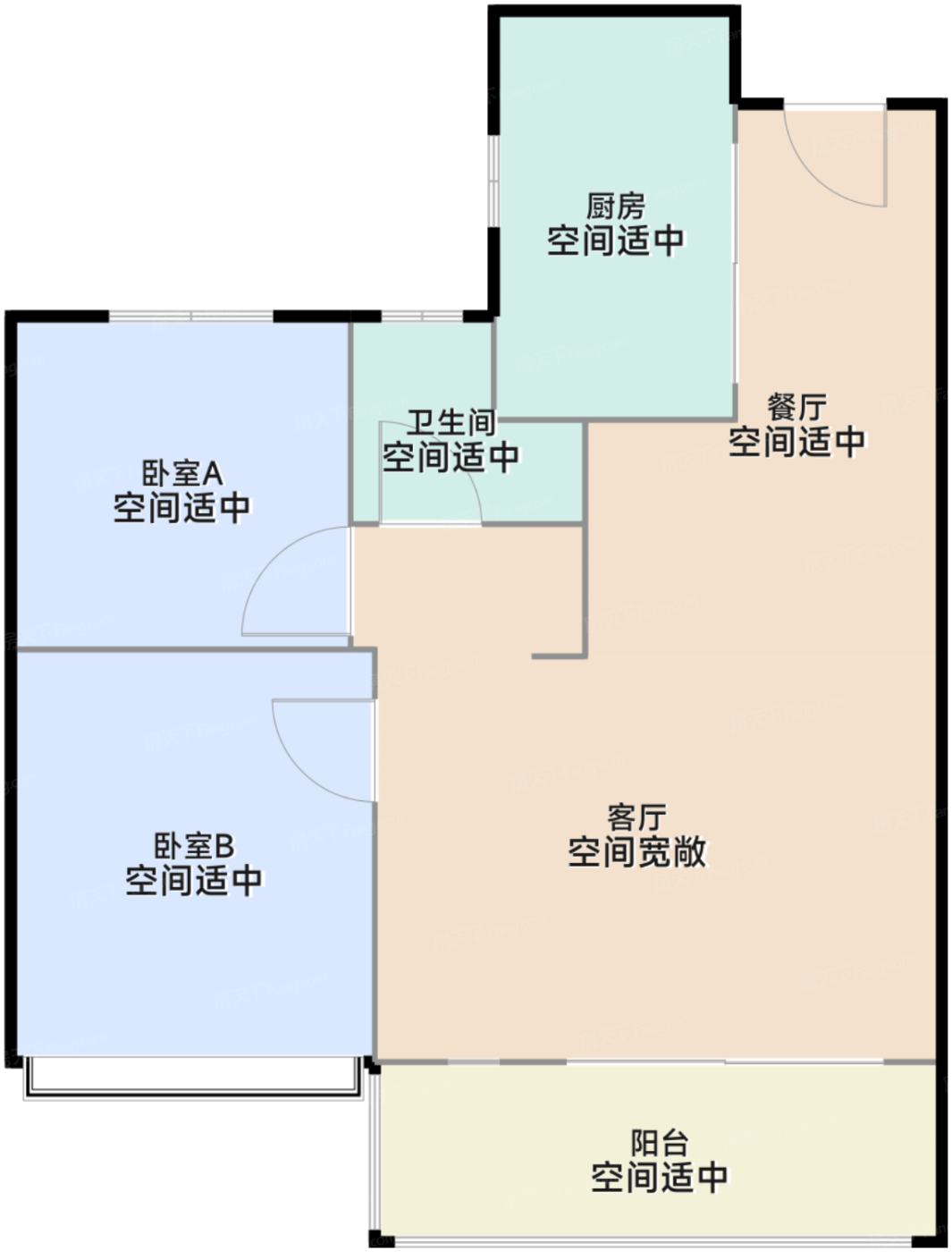 高层82平