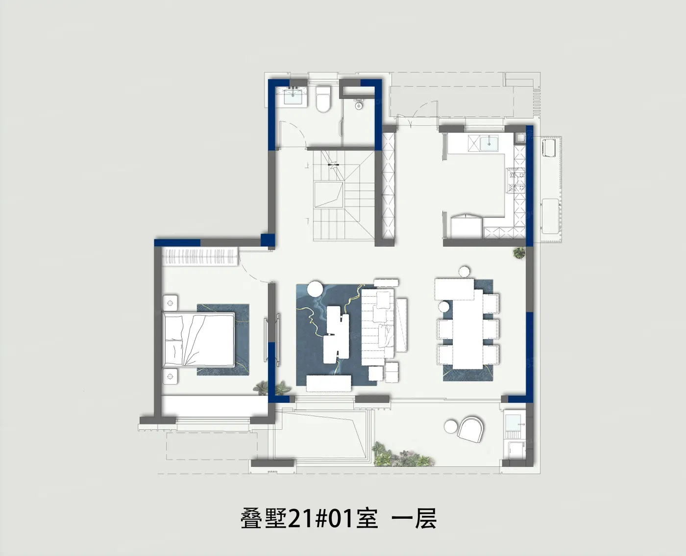 21#01室下叠