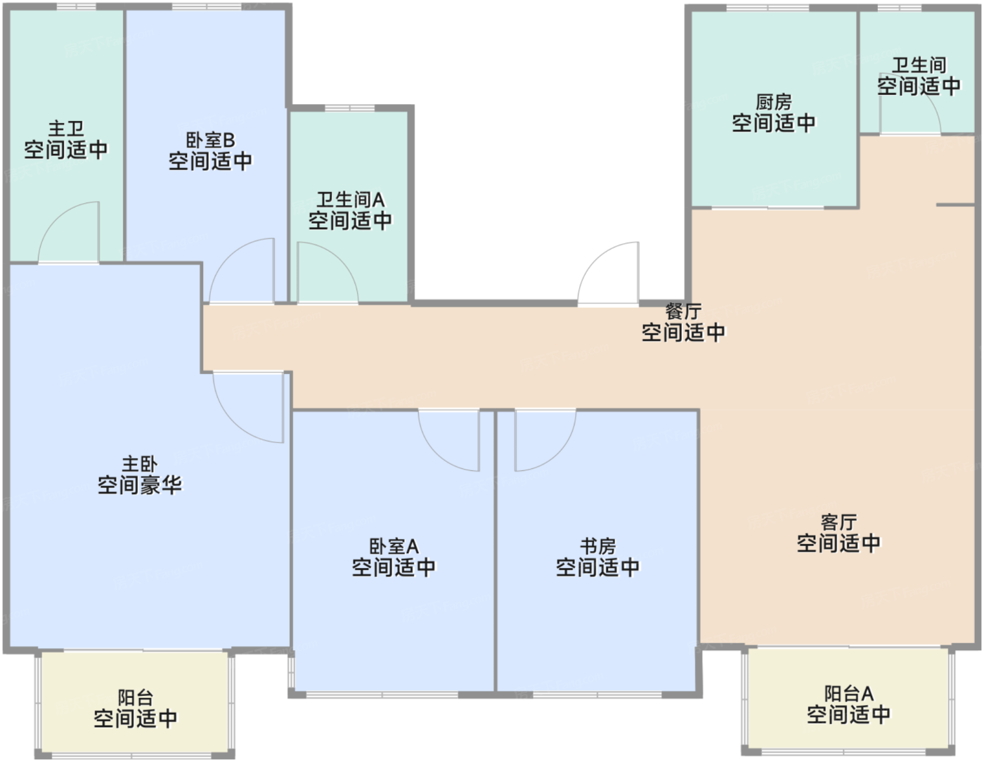 K户型中叠