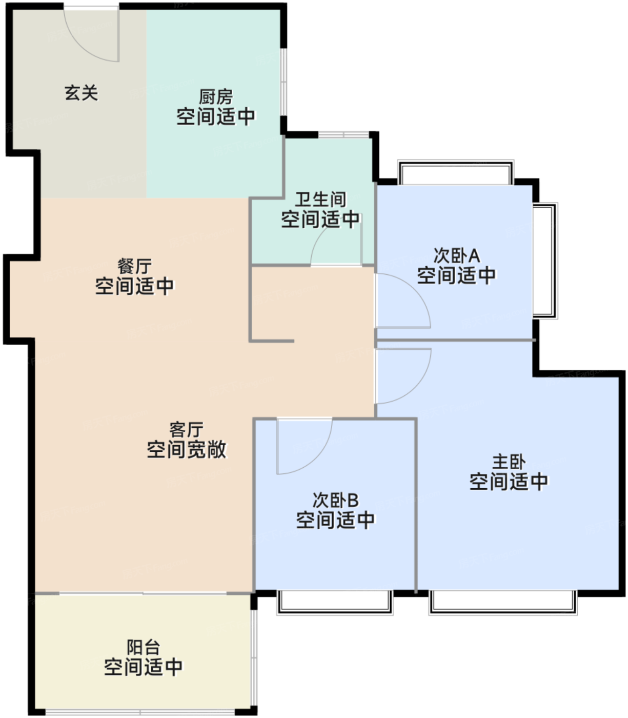 82㎡B户型
