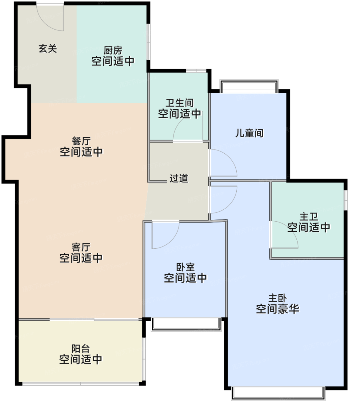93㎡C户型