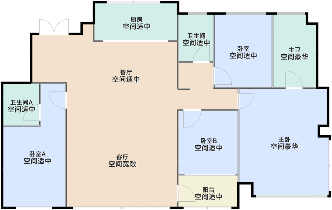 172㎡户型图