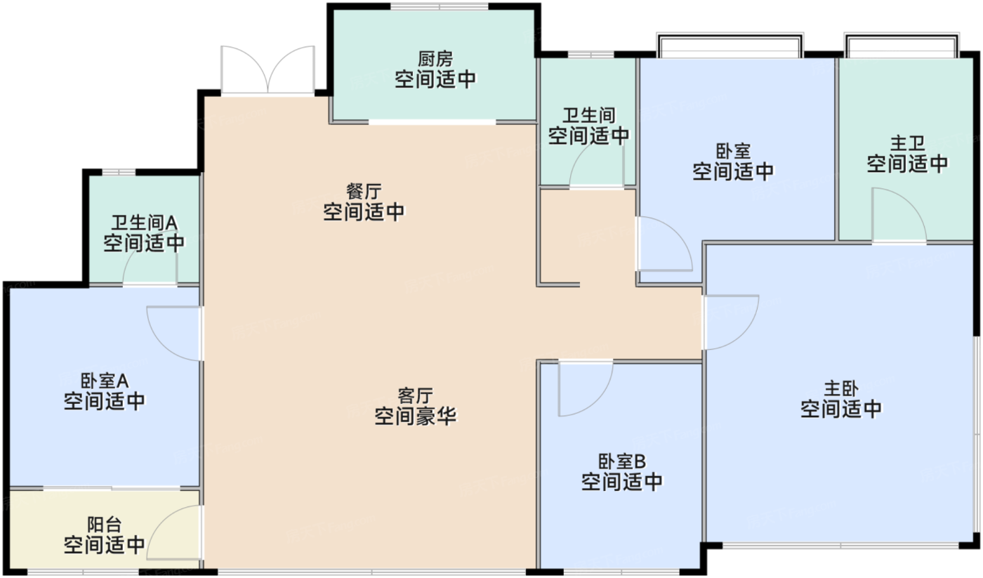152㎡户型图