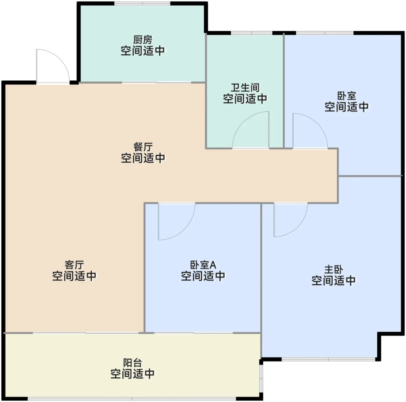 89平户型图