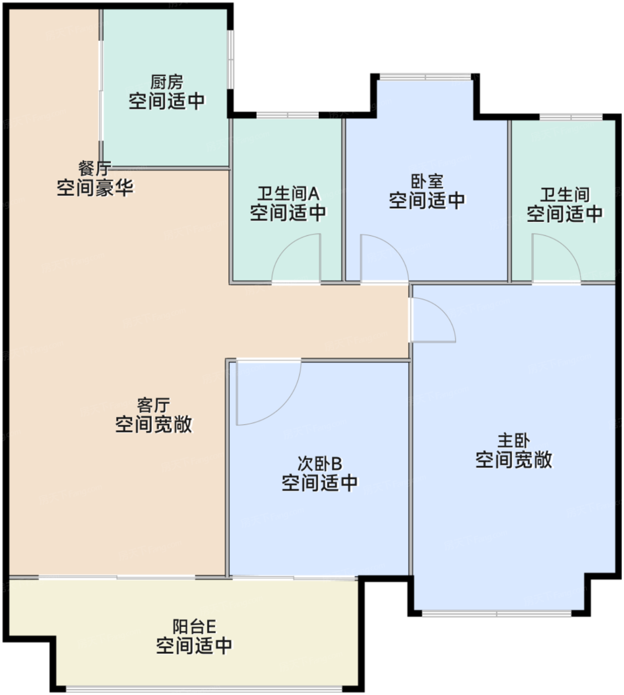 C户型100㎡