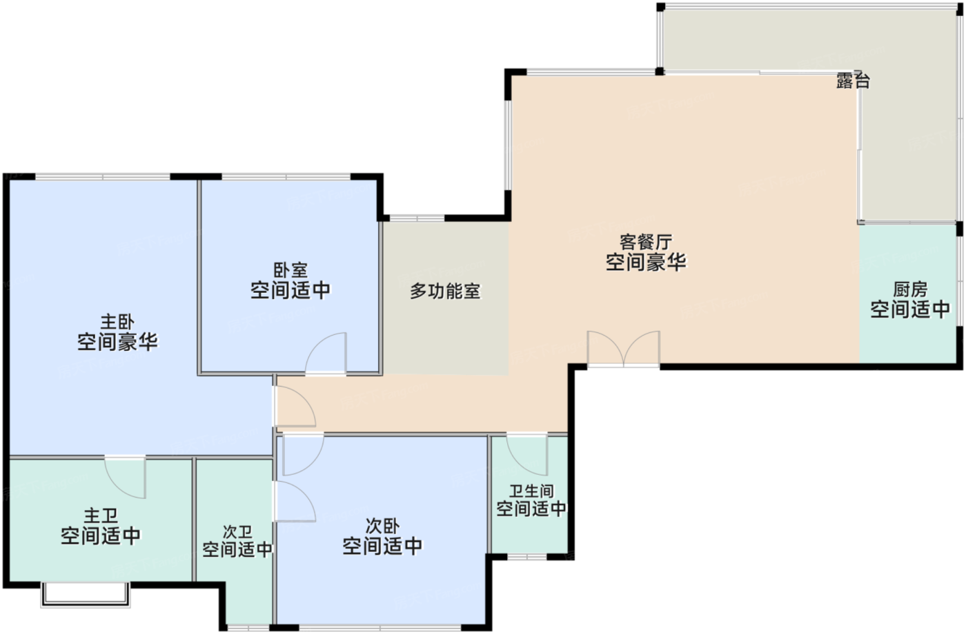云锦 180㎡洋房户型