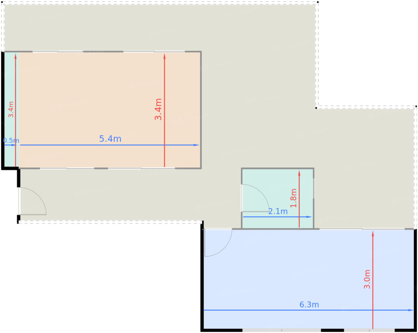 洋房54.57㎡户型
